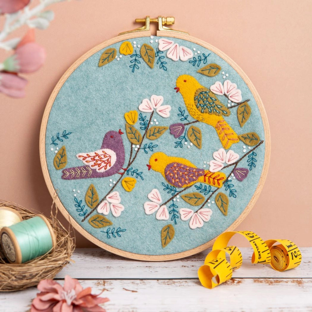 Dawn Chorus - Appliqué Hoop Craft Kit