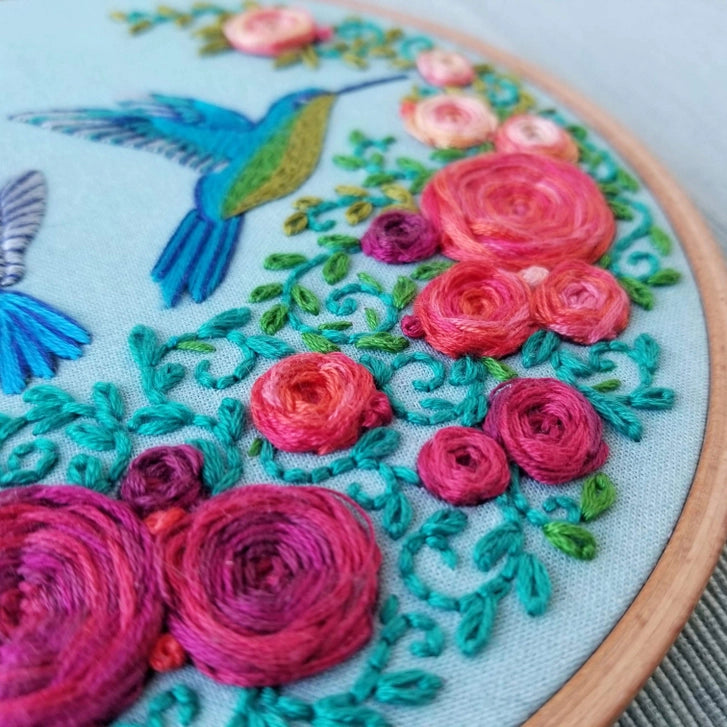 Summer Hummingbird - Embroidery Kit