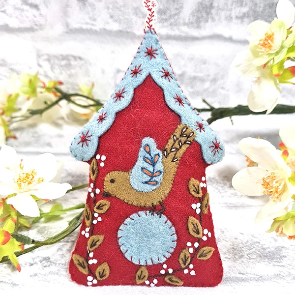 Folk Birdhouse - Felt Craft Mini Kit