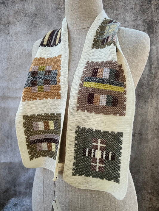 Folk Square Scarf
