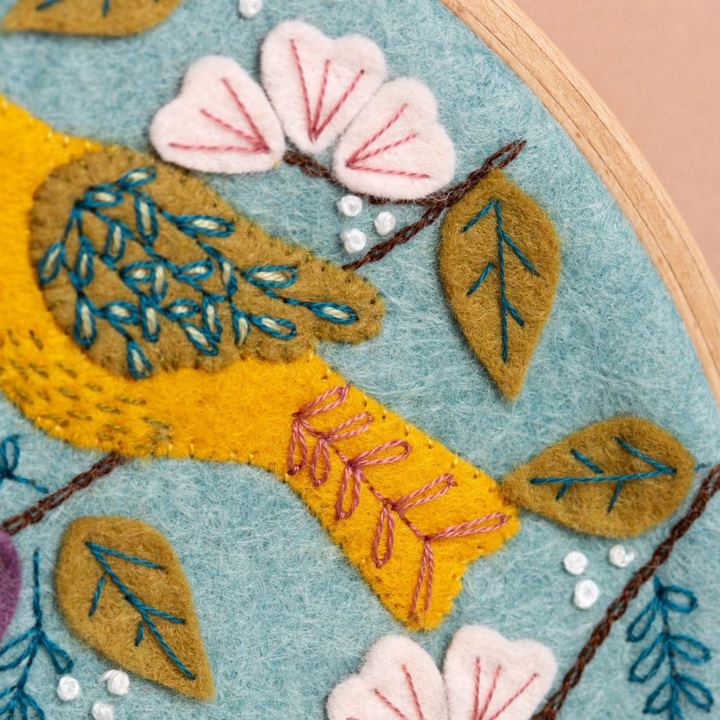 Dawn Chorus - Appliqué Hoop Craft Kit