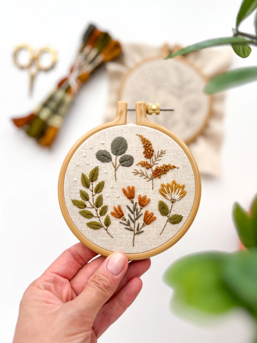 Fall Botanicals Embroidery Kit