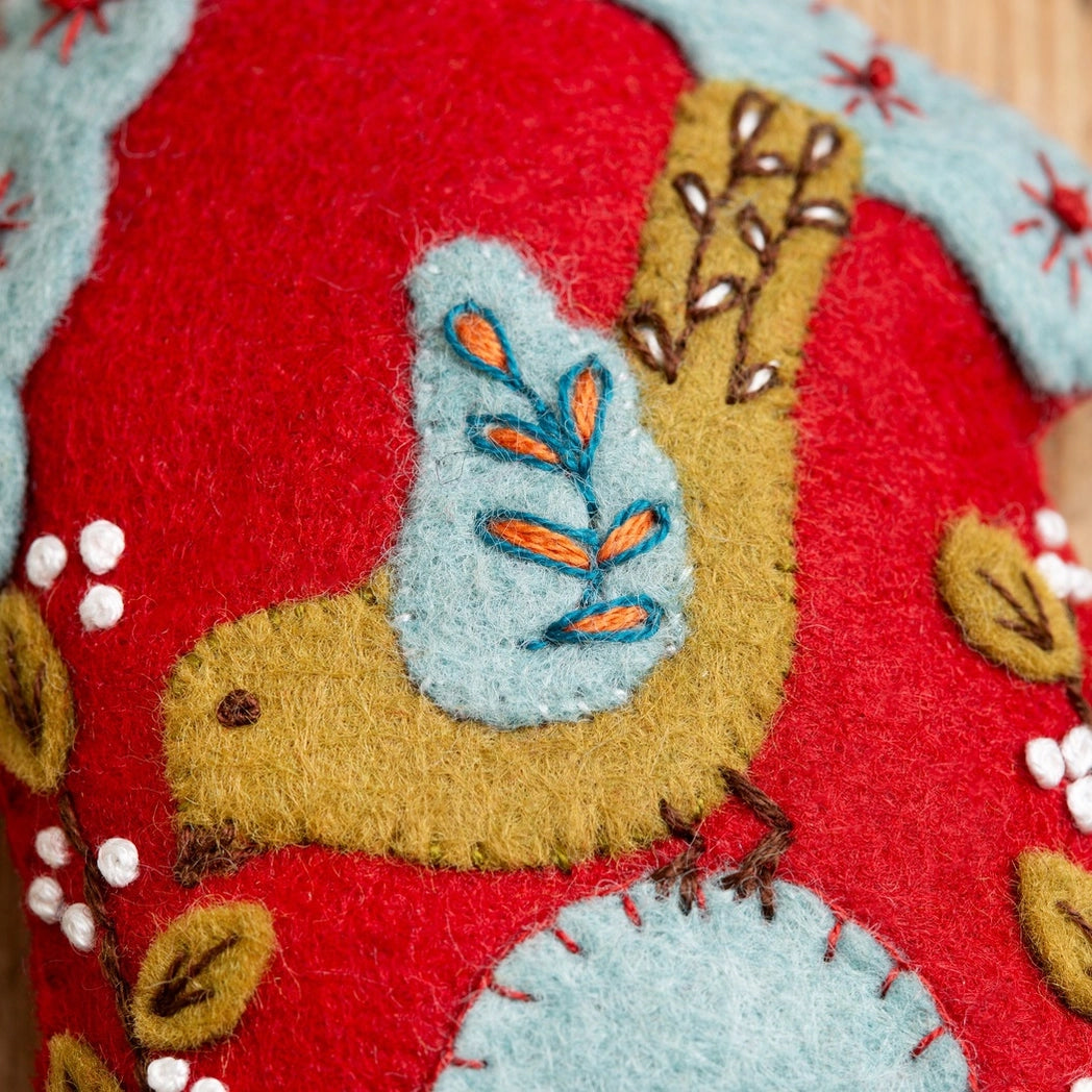 Folk Birdhouse - Felt Craft Mini Kit