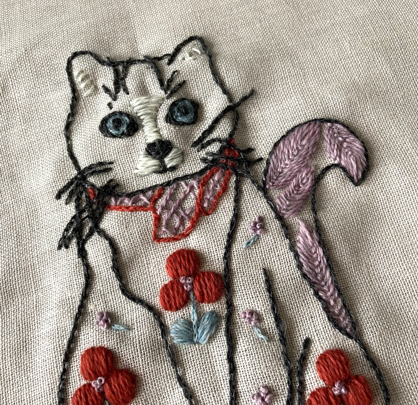 Black Cat - Embroidery Kit
