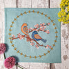 Printed Linen Embroidery Kit Birds & Blossoms Printed Linen Embroidery Kit Birds & Blossoms