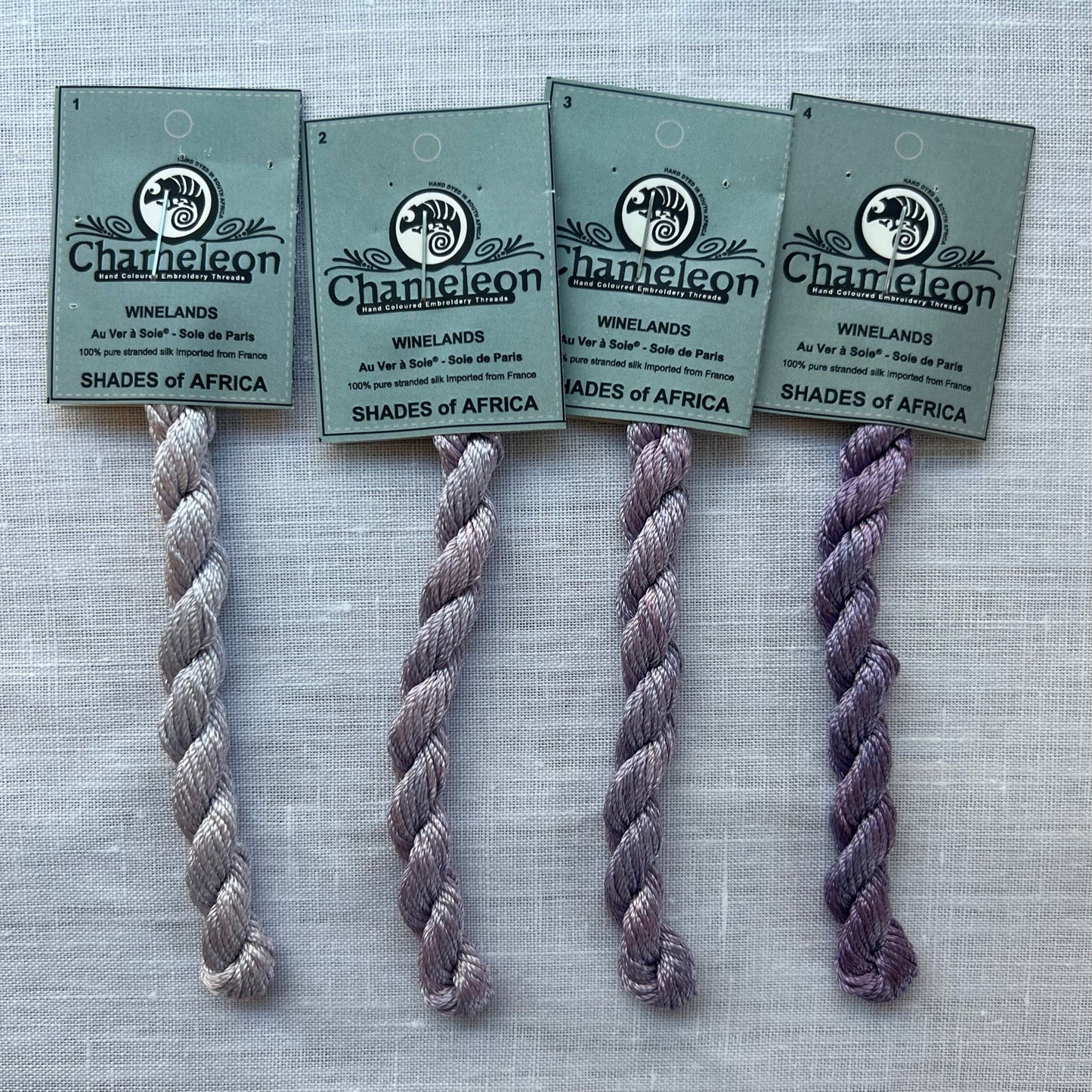 Purple "Shades of Africa" Silk Pack