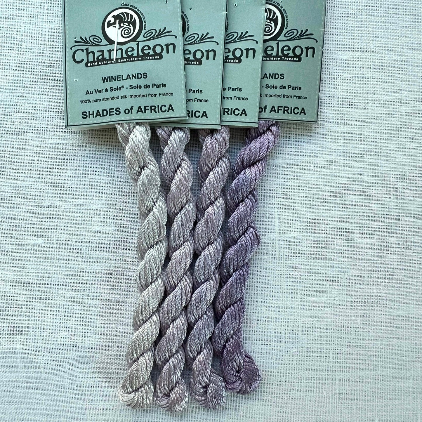 Purple "Shades of Africa" Silk Pack