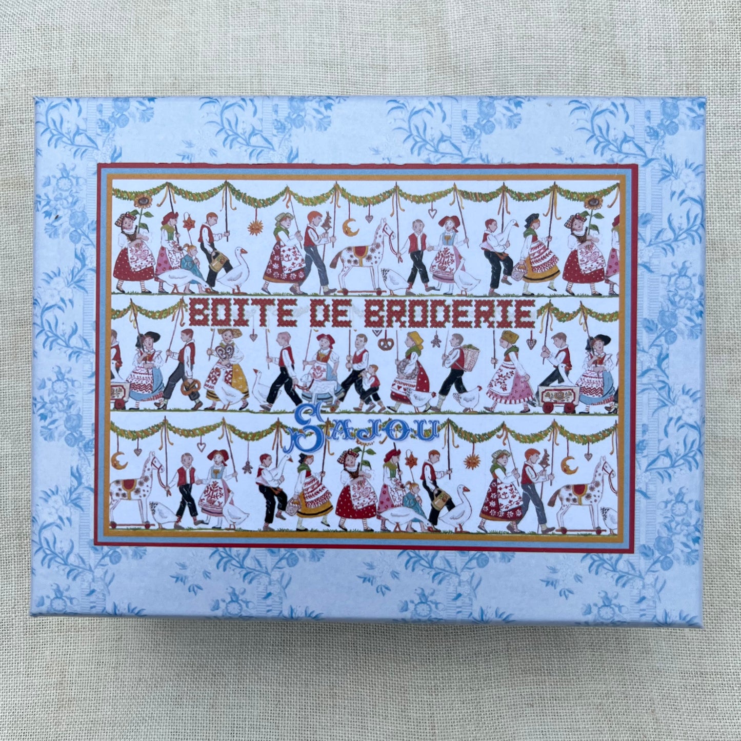 Stocked Sewing Box - Alsatian Farandole