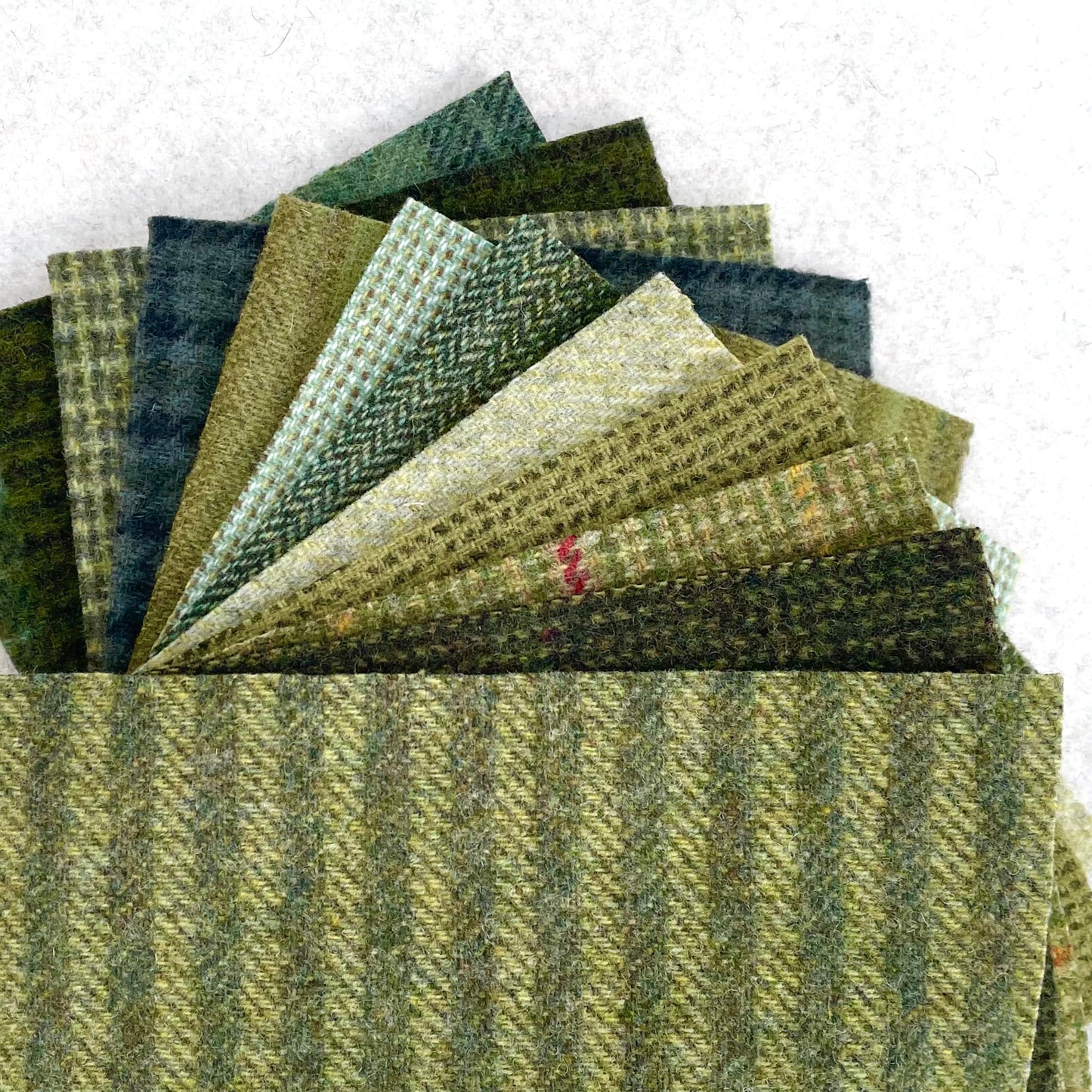 Herbal Green Appliqué Felt Pack