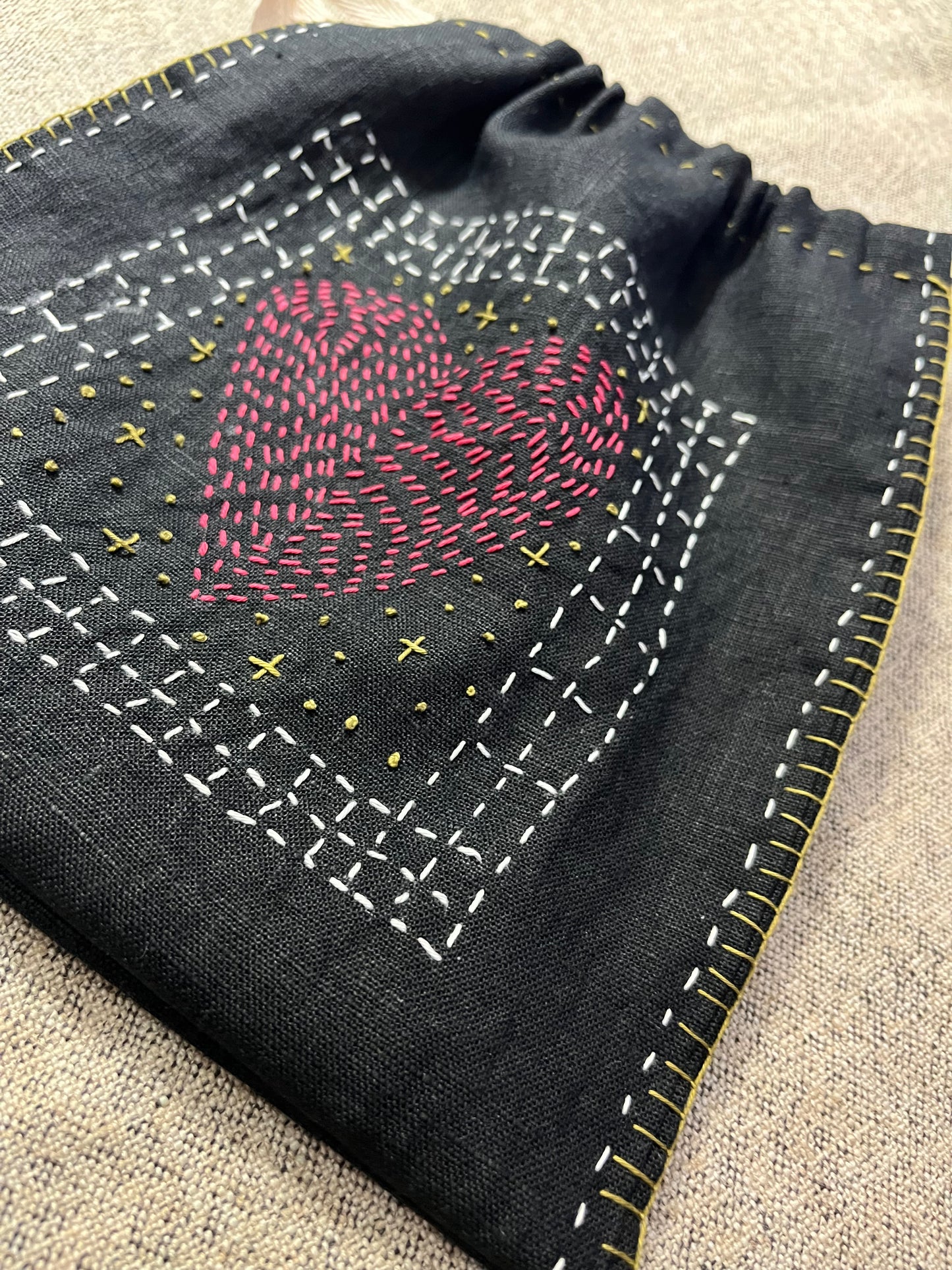 Sashiko Embroidery Kit - Loving Heart