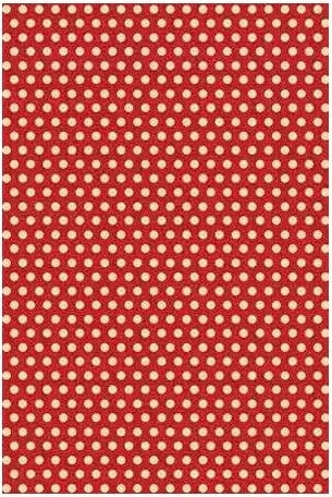 Red Damas Cotton Fabric Assortment
