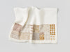 Linen Stole - Ecru Pat / Pierre Linen Stole - Ecru Pat / Pierre