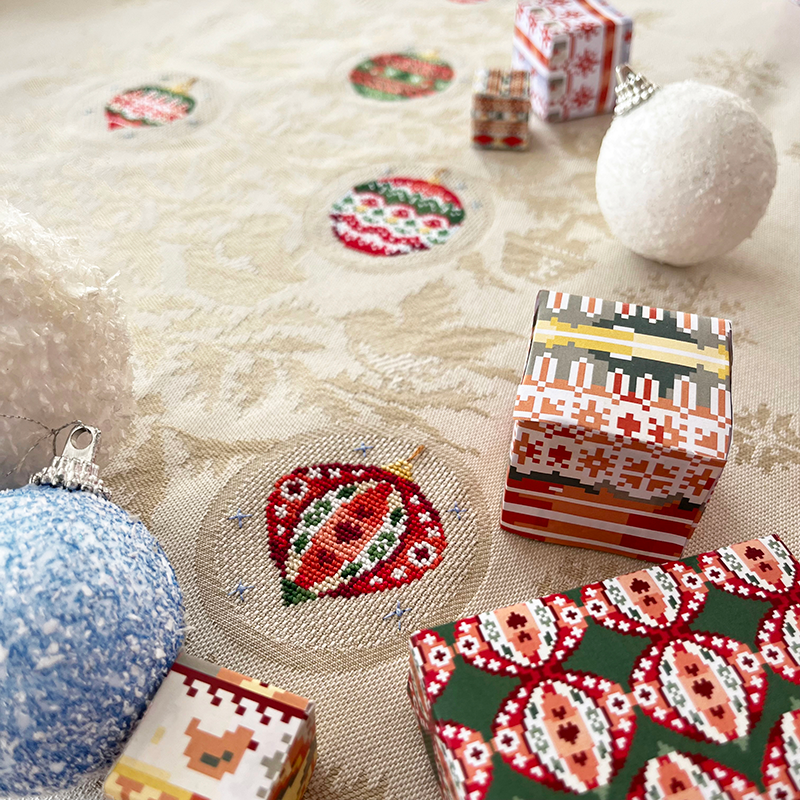 Pretty Christmas Tree Tea Towel