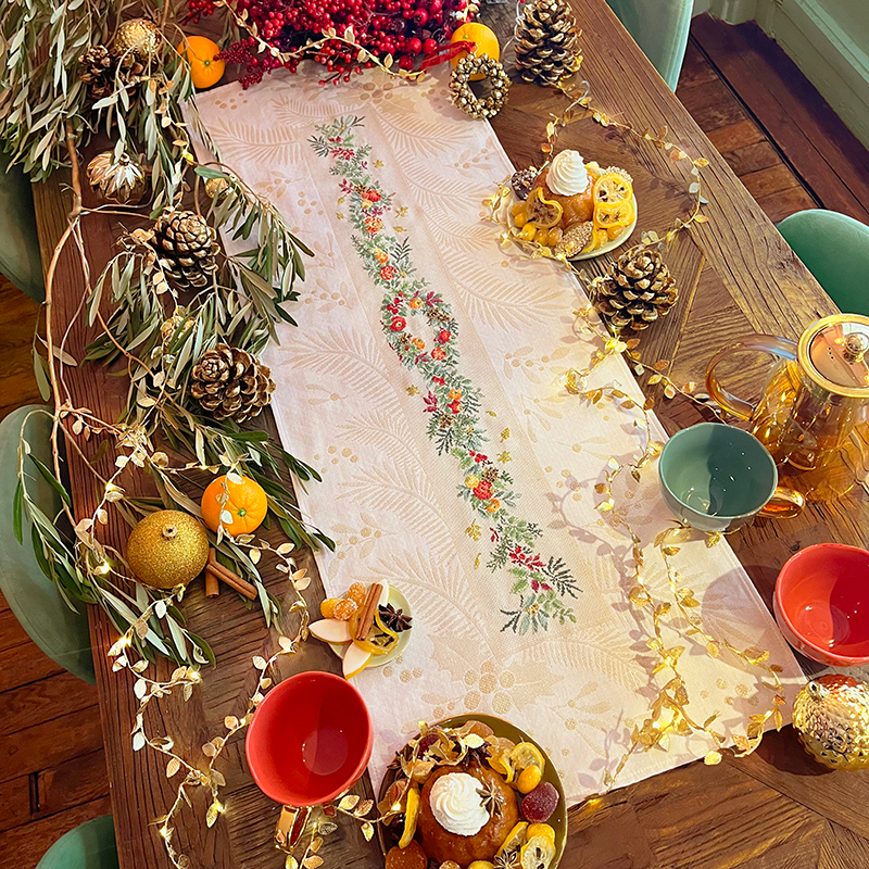 Festive Elegance - Table Runner