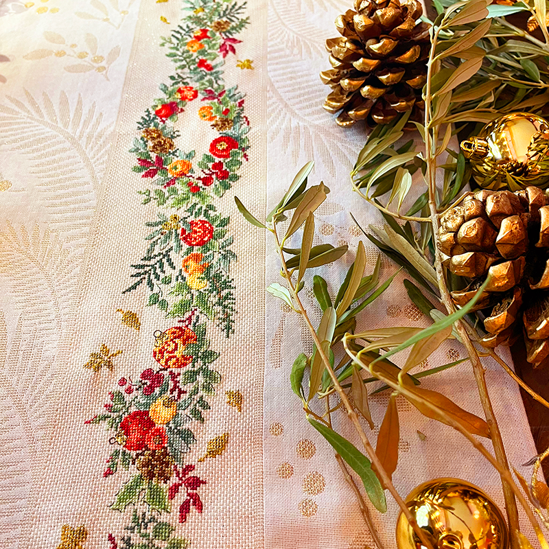 Festive Elegance - Table Runner