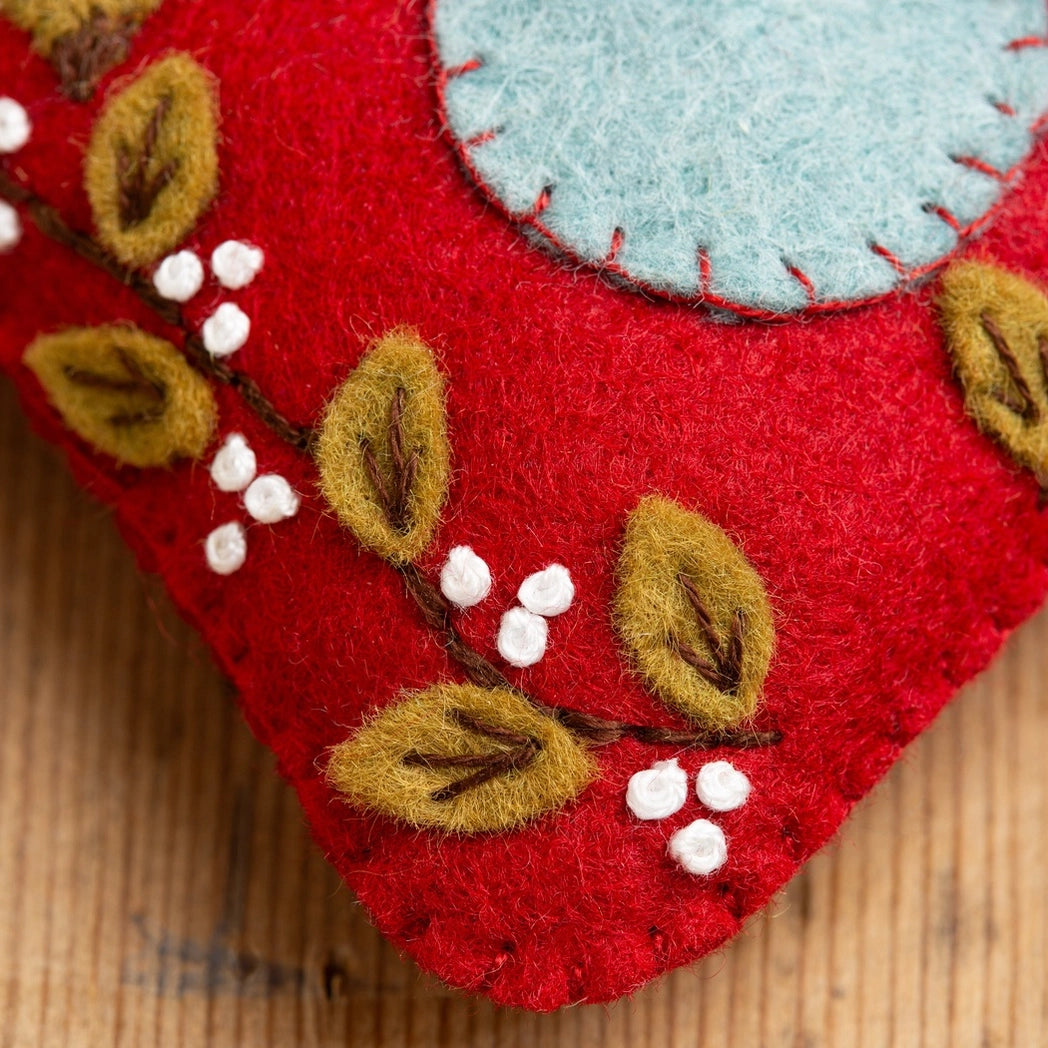 Folk Birdhouse - Felt Craft Mini Kit