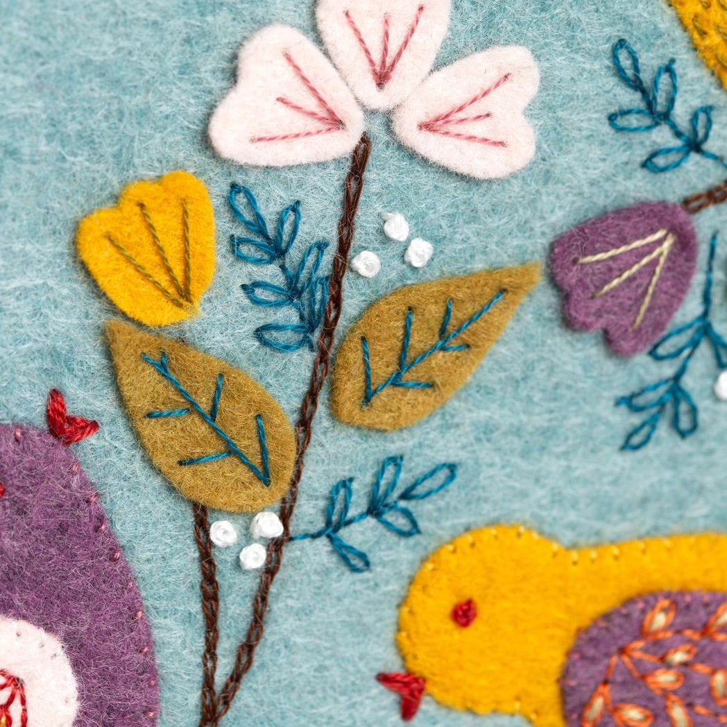 Dawn Chorus - Appliqué Hoop Craft Kit