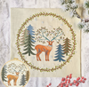 Printed Linen Embroidery Kit King of the Woods Printed Linen Embroidery Kit King of the Woods