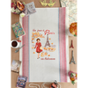 Autumn Day in Paris - Linen Tea Towel Autumn Day in Paris - Linen Tea Towel