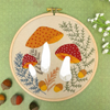 Toadstool Appliqué Hoop Craft Kit Toadstool Appliqué Hoop Craft Kit