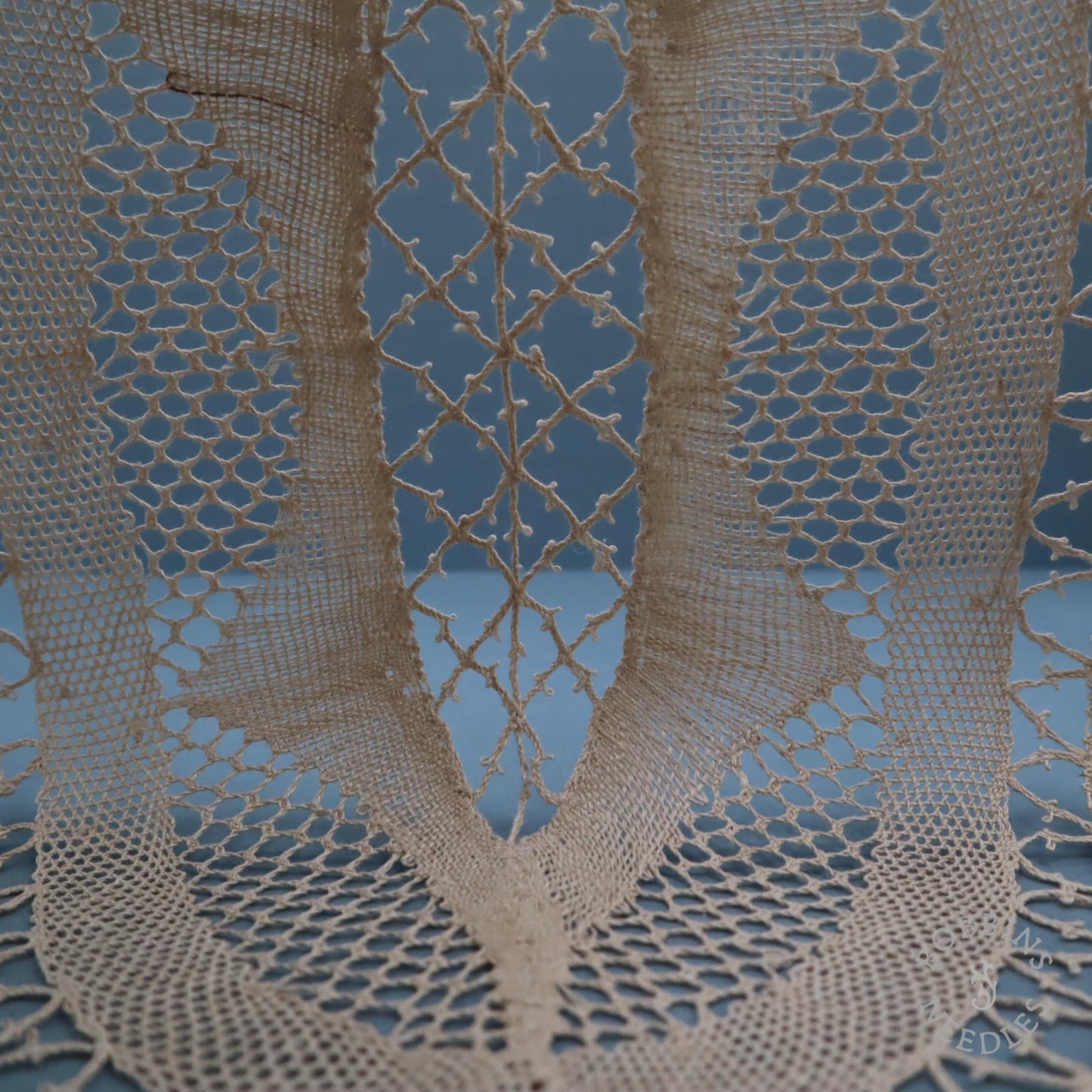 Handmade Oval Doily - Star