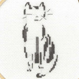 Pensive Cat Kit (hoop included) Pensive Cat Kit (hoop included)