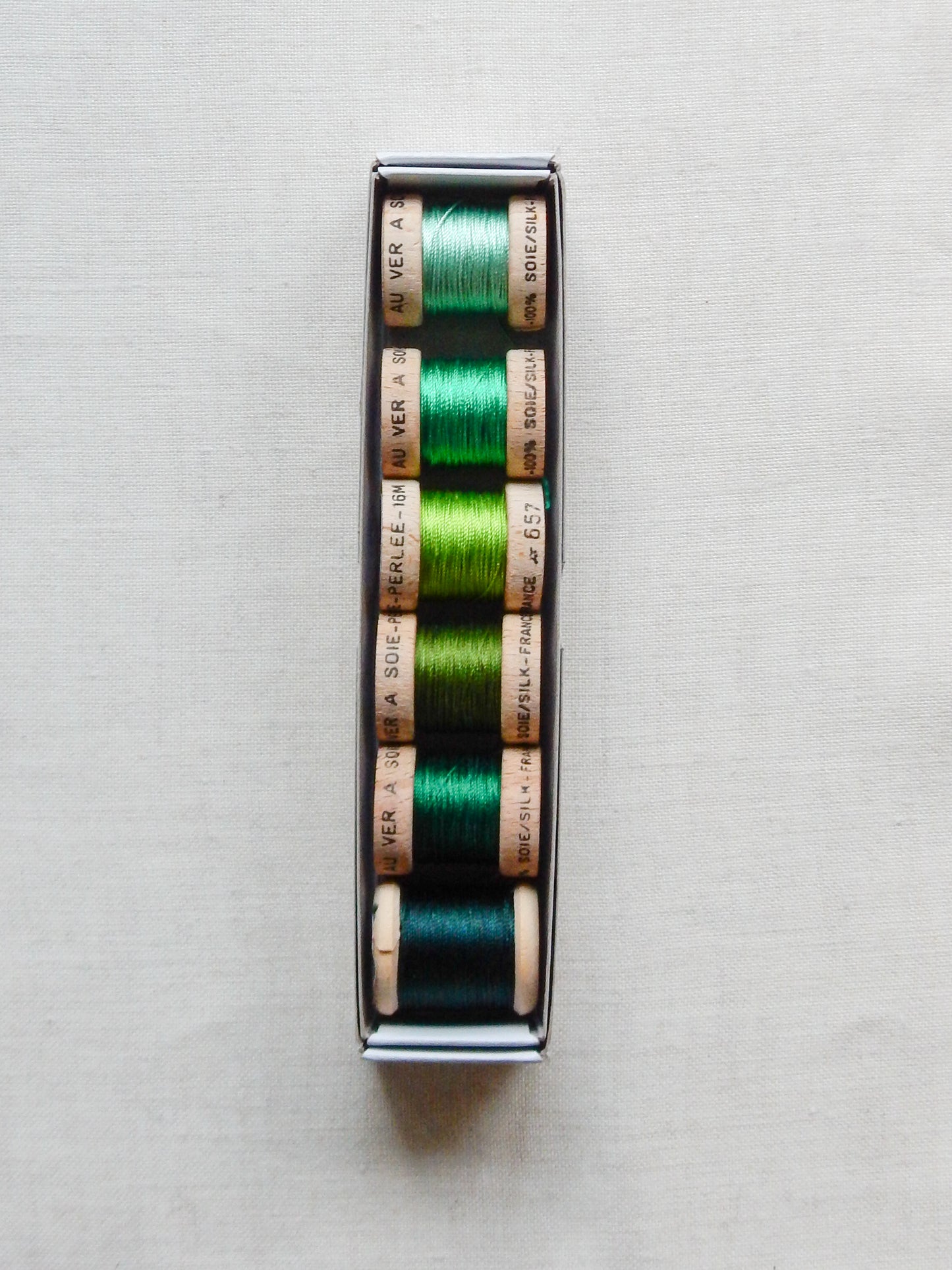 Soie Perlée Set - Green