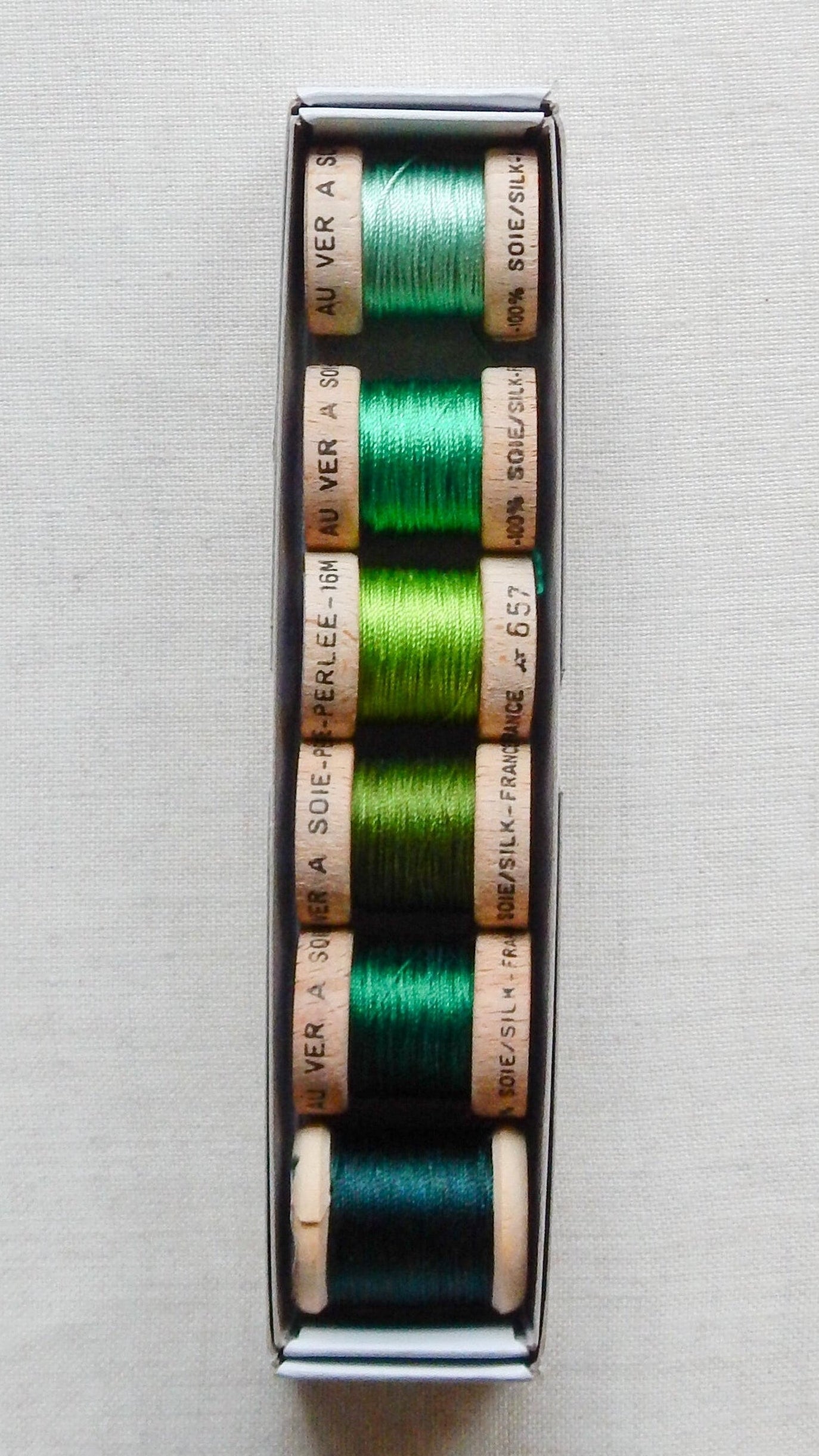 Soie Perlée Set - Green