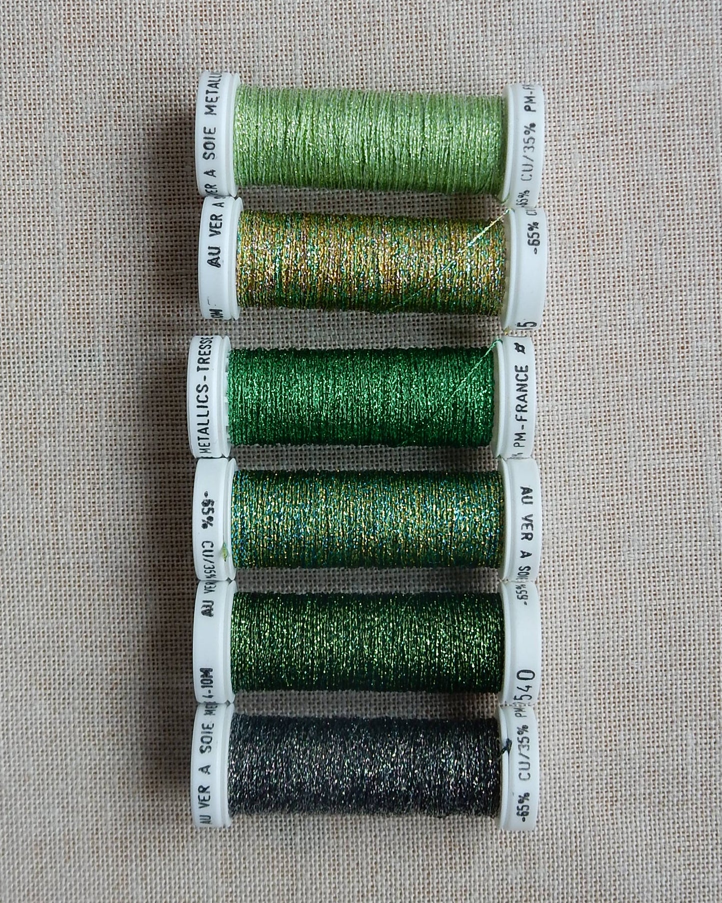 Metallic Thread Set - Forest