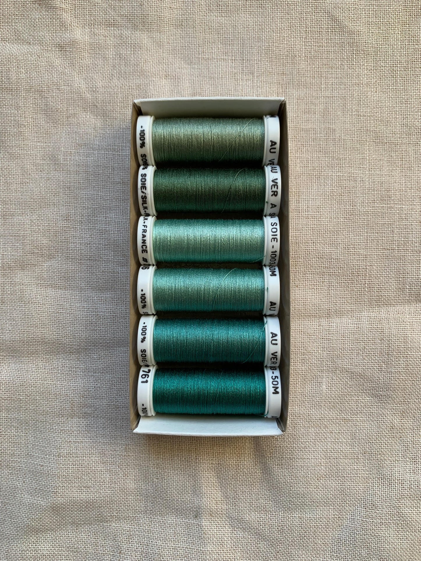 Soie 1003 - Green/Blue (Vert/Bleu)