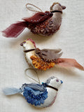 Velvet Song Birds - Natural Colors Velvet Song Birds - Natural Colors