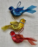 Velvet Song Birds - Jewel Colors Velvet Song Birds - Jewel Colors