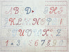 Jardin de fleurs linen/cotton embroidery sampler Jardin de fleurs linen/cotton embroidery sampler
