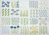 Jardin de fleurs linen/cotton embroidery sampler Jardin de fleurs linen/cotton embroidery sampler
