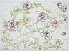 Jardin de fleurs linen/cotton embroidery sampler Jardin de fleurs linen/cotton embroidery sampler