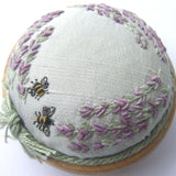 Lavender and Bees Pin Cushion Kit