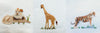 Three Miniature Safari Animals - Collection 1 Three Miniature Safari Animals - Collection 1
