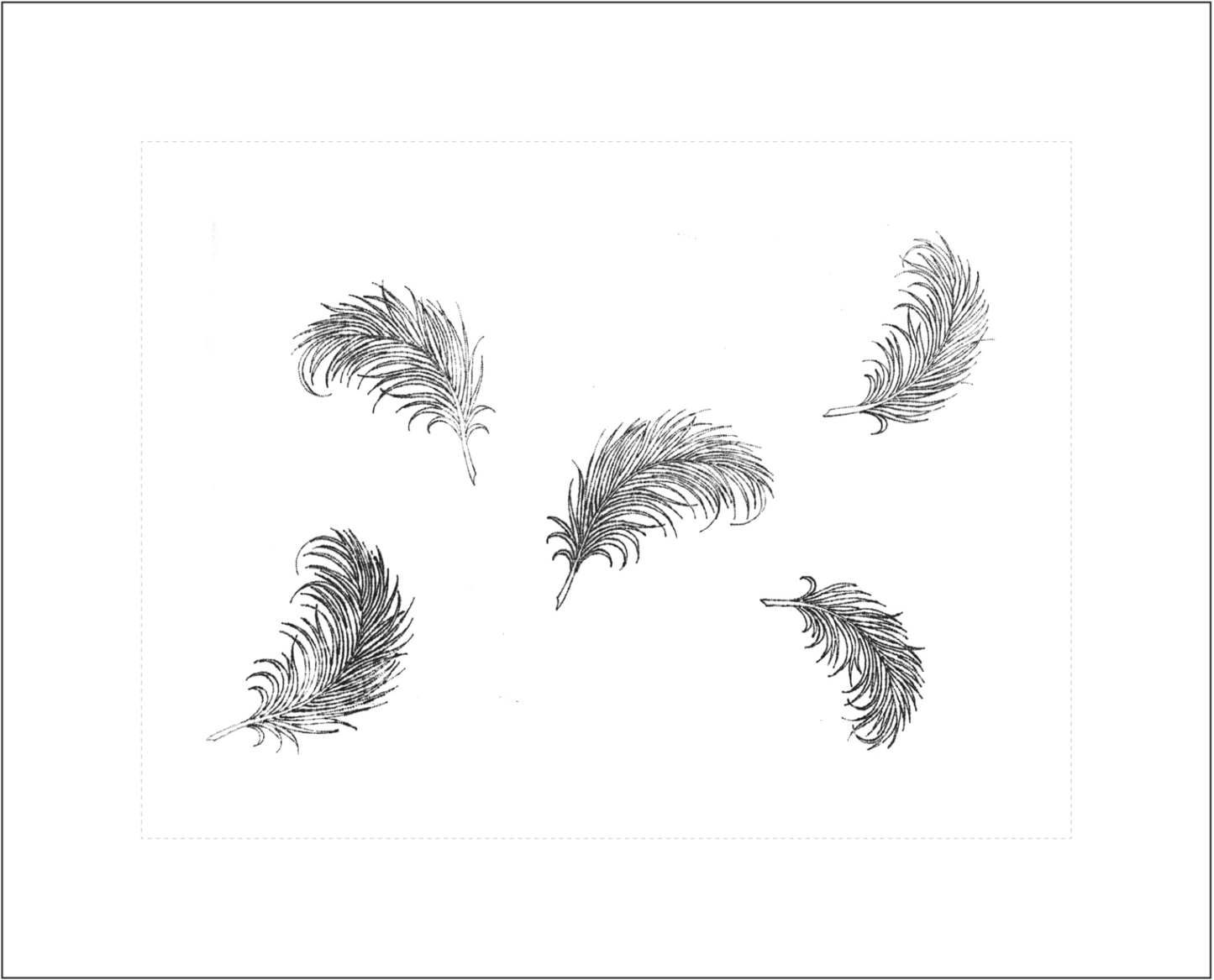 "Feathers" Pillow by Maison NOËL