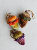 Velvet Acorn  Ornament Set Kit - Autumn Mix