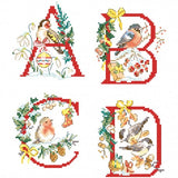 ABC Chart - Christmas Birds