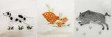 Three  Miniature Hunt Animals - Collection 1