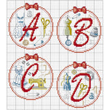 ABC Chart -  1950s Sewing