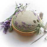 Lavender and Bees Pin Cushion Kit