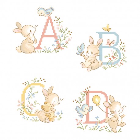 ABC Chart - Bunnies