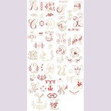 "Antique Linen" Alphabet Chart "Antique Linen" Alphabet Chart