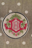 "B" stamped on linen "B" stamped on linen