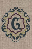 "G" stamped on linen "G" stamped on linen