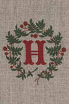 "H" stamped on linen