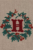 "H" stamped on linen