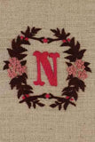 "N" stamped on linen